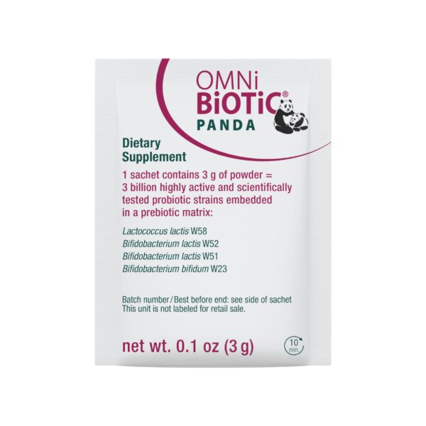 Polvo probiótico Omni BiOTiC Panda para salud digestiva e inmune