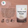 Polvo de psyllium 98% pureza para control de colesterol y digestión