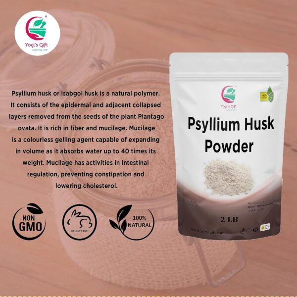 Polvo de psyllium 98% pureza para control de colesterol y digestión