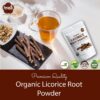 Polvo de raíz de regaliz Iyasa Holistics para bienestar natural