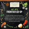 Polvo raíz de regaliz orgánico Frontier Co-op para uso culinario e herbal