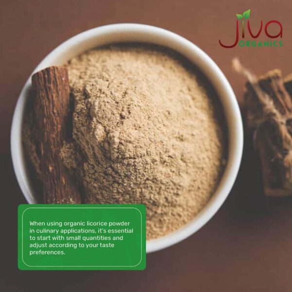 Polvo raíz regaliz vegano Jiva orgánico