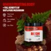 Polvo reishi natural sin rellenos FreshCap suplemento vegano
