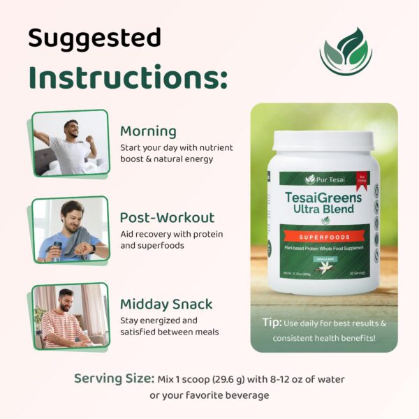 Polvo para salud intestinal y bienestar general Pur Tesai 31.32 oz