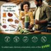 Version 1.0.0 Polvo superalimento tónico con hierbas y supergreens naturales