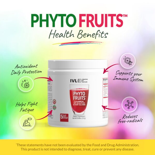 Polvo de Superalimentos Phyto Fruits IVL en caja