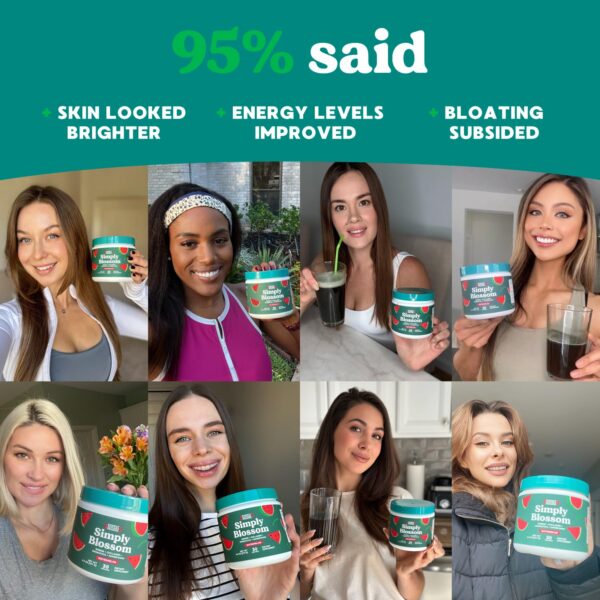 Polvo superalimentos Simply Blossom Daily Greens envase lateral