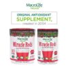 Suplemento Miracle Reds antioxidante y probiótico MacroLife Naturals