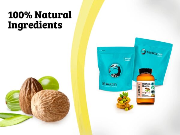 Polvo Triphala natural para uso diario DR WAKDE's