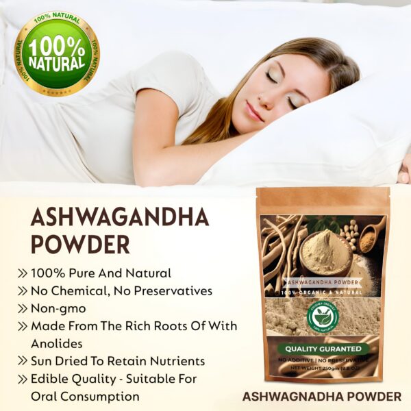 Version 1.0.0 Polvo vegetal Ashwagandha AYUSHKA para salud diaria