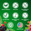 Polvo verde vegano, bajo en carbohidratos y sin sabores artificiales