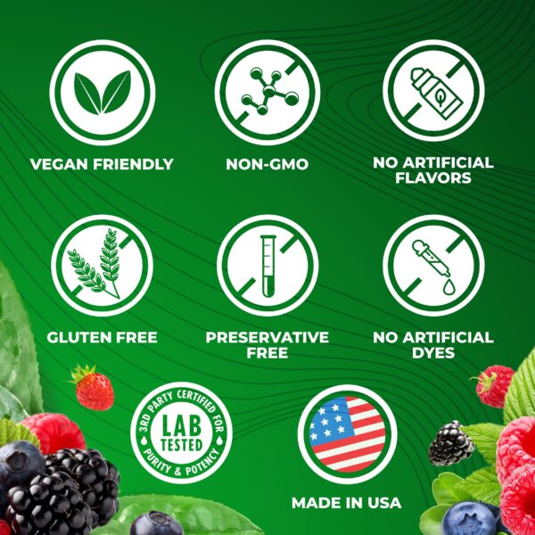 Polvo verde vegano, bajo en carbohidratos y sin sabores artificiales