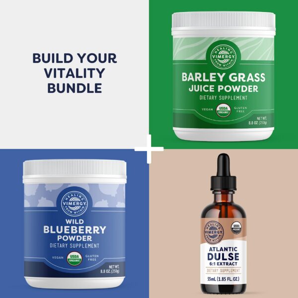 Polvo Vimergy Espirulina superalimento proteína vegetal