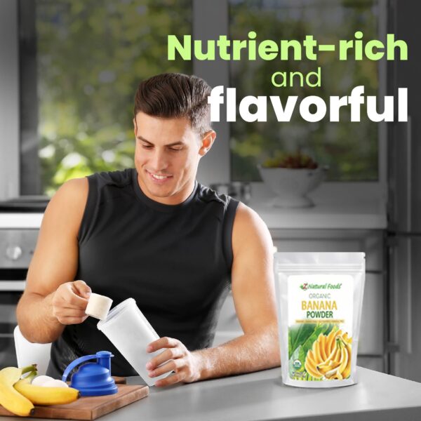 Etiqueta frontal polvo de fruta de Noni Z Natural Foods