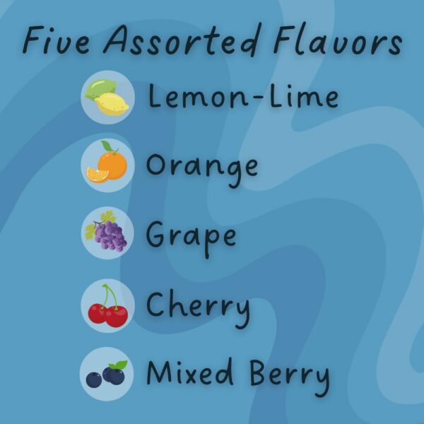 Pops Sqwincher en sabores surtidos para actividad física