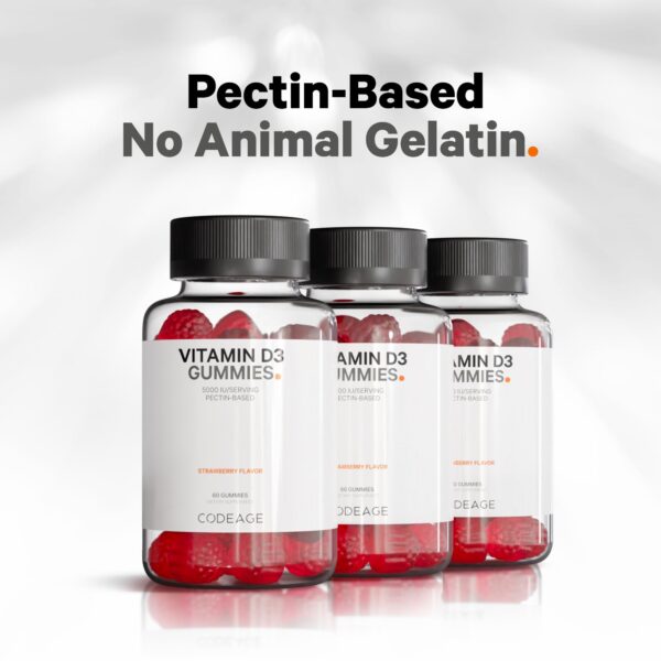 Version 1.0.0 Porciones de gominolas vitamina d3 Codeage para 2 meses