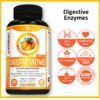 Lado superior del frasco Potent Garden Digestive Enzymes