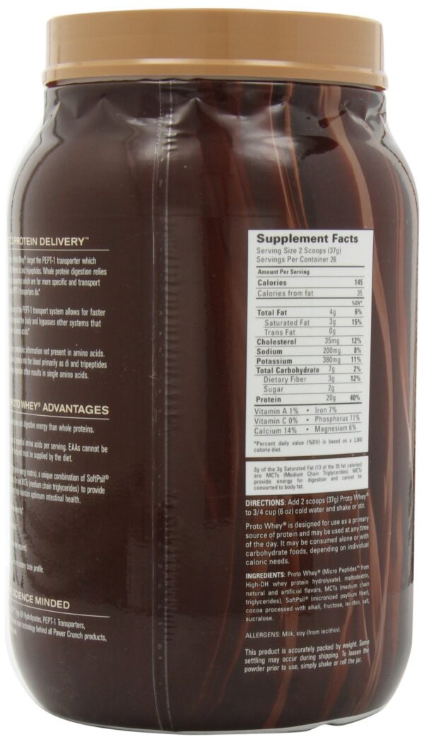 Power Crunch Whey embalaje negro