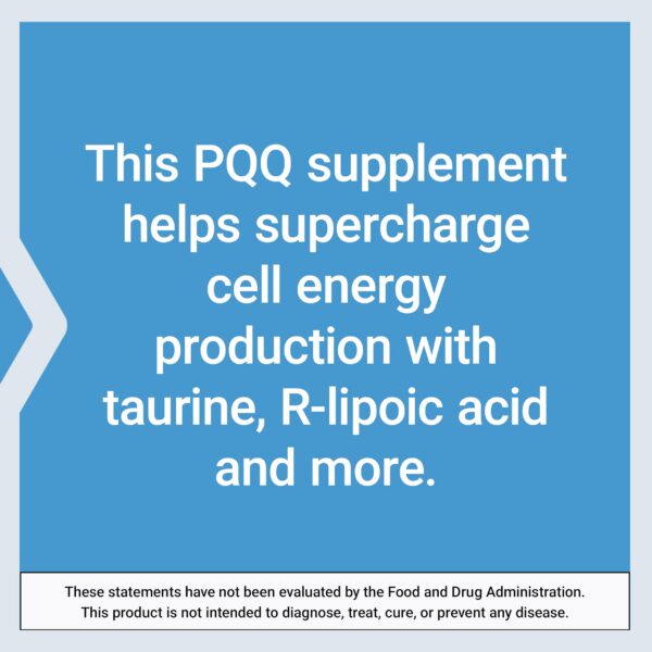 PQQ y carnosina en suplemento Life Extension energía celular mejorada