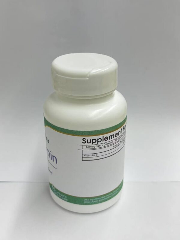 Empaque y etiqueta Praelara Vitamina B