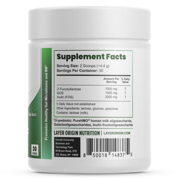 Prebiótico sin sabor para regulación digestiva Layer Origin