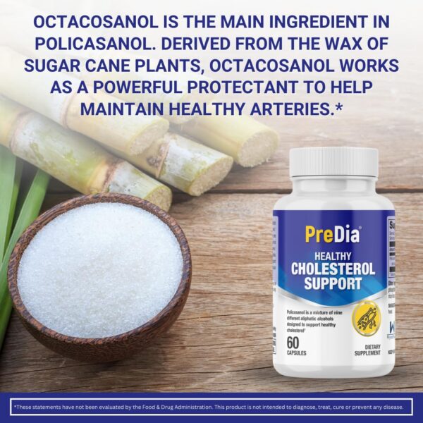 Policosanol 20 mg frasco y etiqueta