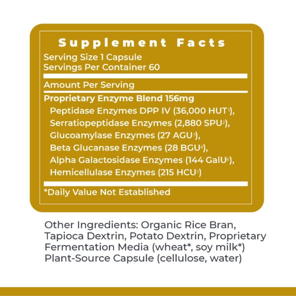 Cápsulas en primer plano Digestase-SP
