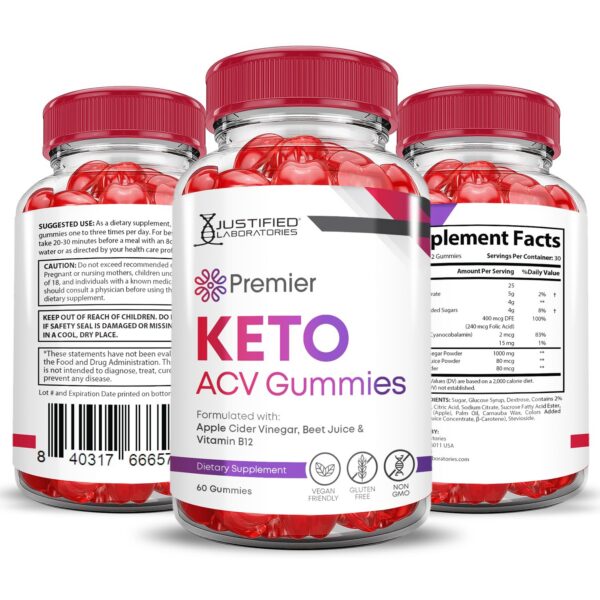 Paquete doble Premier Keto ACV con 120 gomitas
