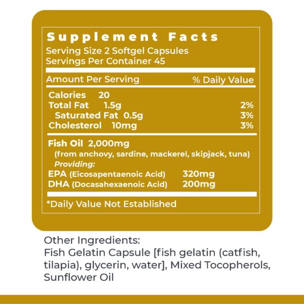 Version 1.0.0 Frasco cerrado de Omega-3 Premier Research Labs