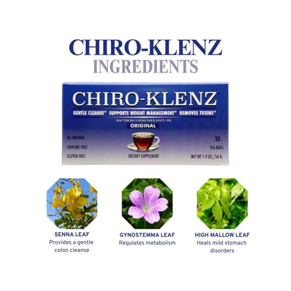 Preparación de té natural Chiro-Klenz para desintoxicación