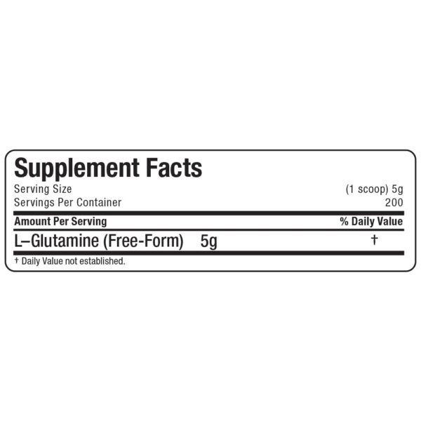 Presentación 1000 g ALLMAX L-Glutamina