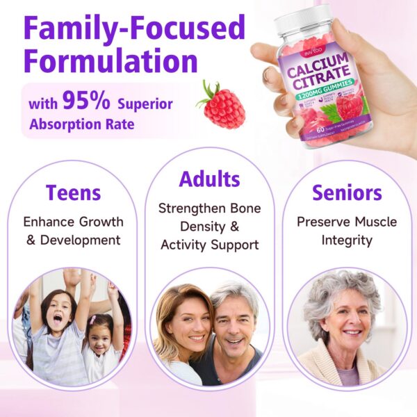 Presentación de 120 gomitas