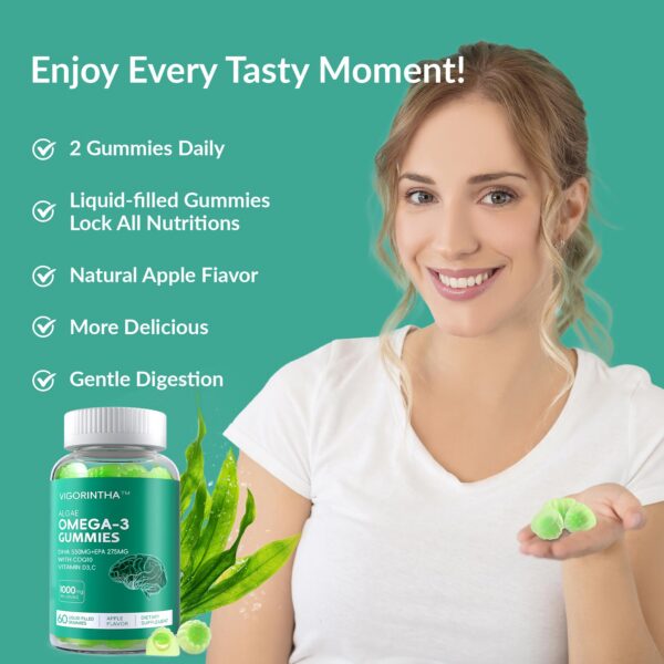 Presentacion de 2 frascos de 60 gomitas