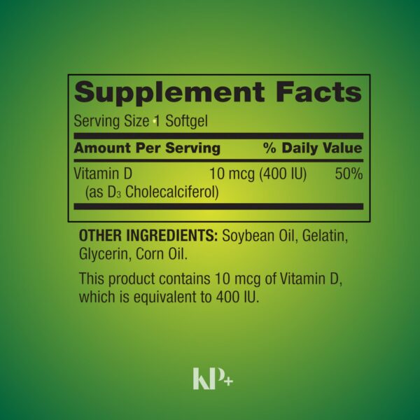 Version 1.0.0 Presentación de 200 cápsulas de KP+ D3