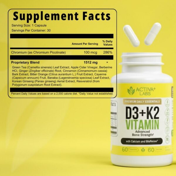 Presentación de 60 cápsulas en 3 packs