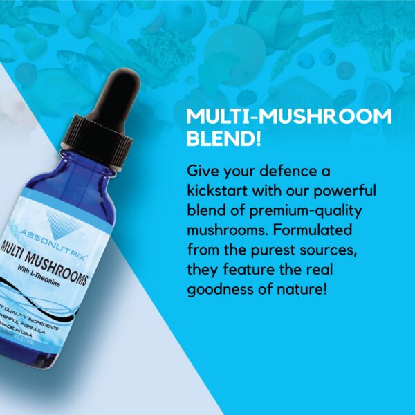 Presentación producto Absonutrix Multi Mushrooms líquido