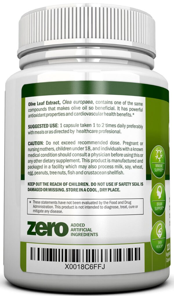 Presentación cápsulas extracto hoja olivo NutriONN