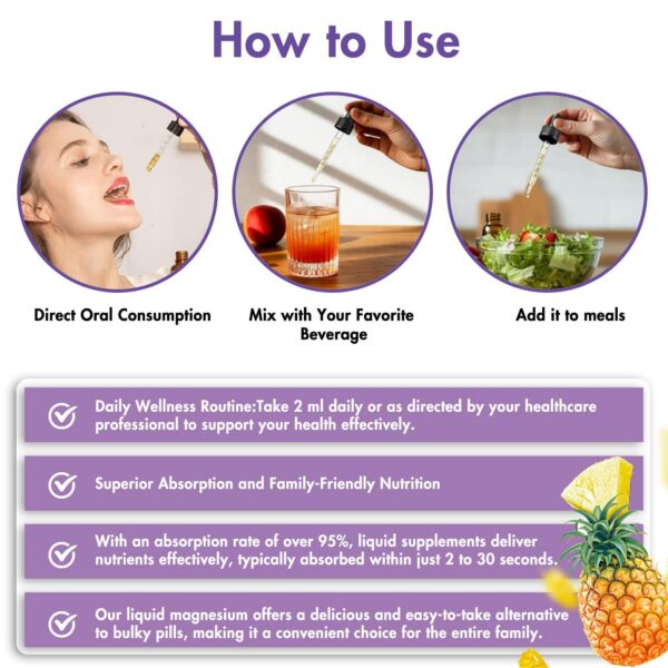 Presentación líquida y vitaminas