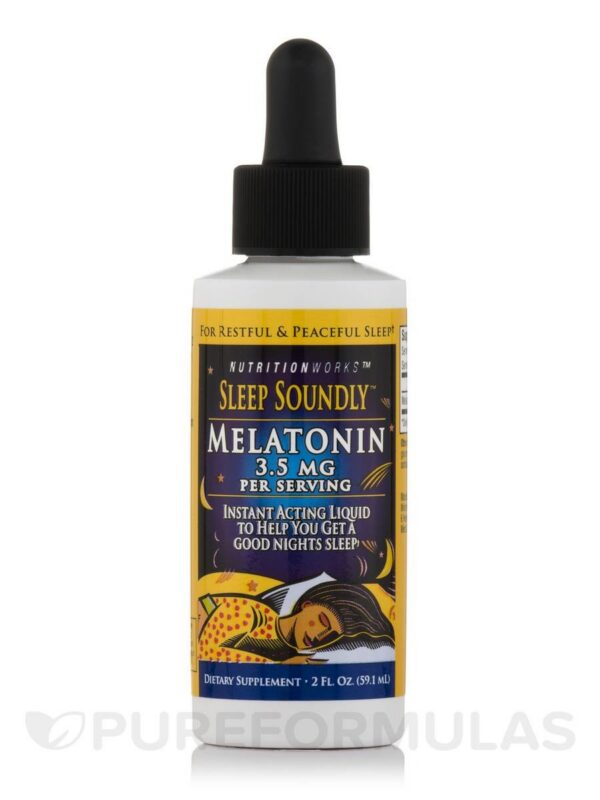 Presentación melatonina NutritionWorks 2 fl oz