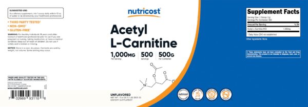 Presentación de producto Nutricost