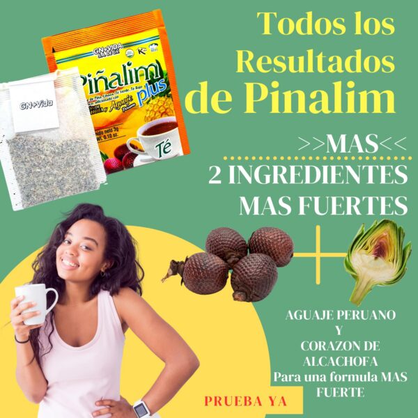 Presentación del Té Pinalim Plus 30 bolsitas