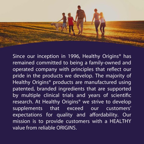 CoQ10 Healthy Origins caja con detalles del producto