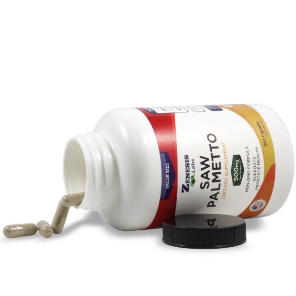 Presentación Zenesis Labs Saw Palmetto 240 cápsulas