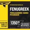Botella con cápsulas PrimaForce fenogreco