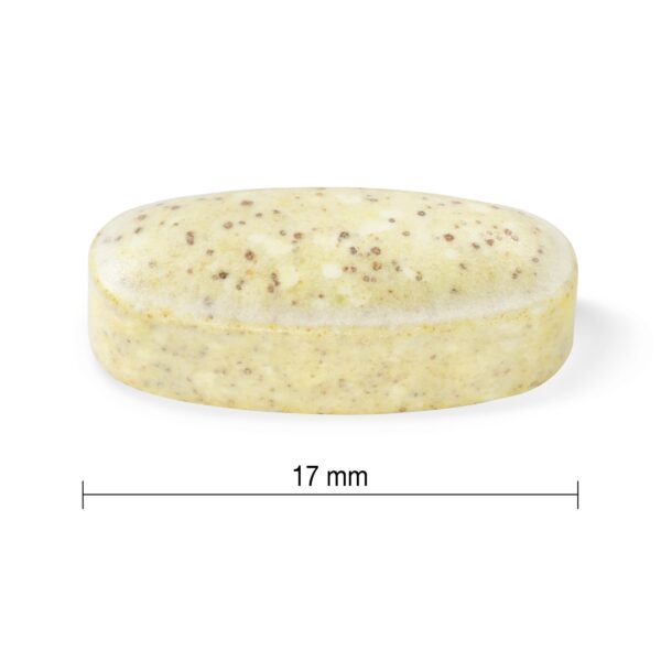 Primer plano de la etiqueta del producto