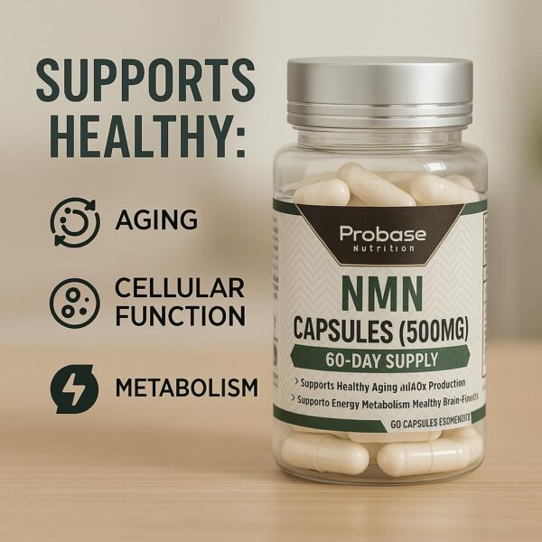 Probase NMN frasco con cápsulas