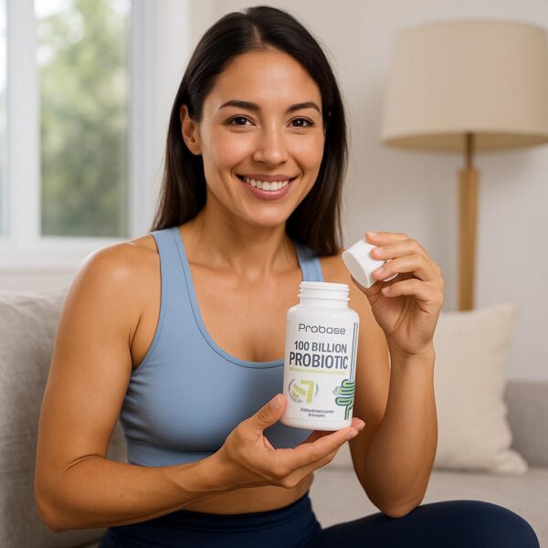 Suplemento con prebióticos Probase Nutrition probiótico 100 mil millones CFU