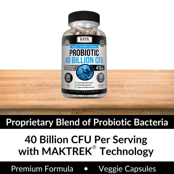 Probiótico Kaya Naturals para hombres, mujeres y adultos