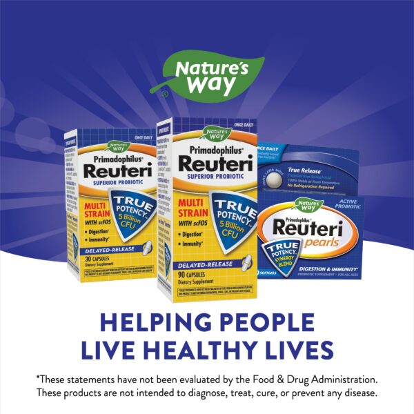 Probiótico multicepa Nature's Way apoya digestión e inmunidad