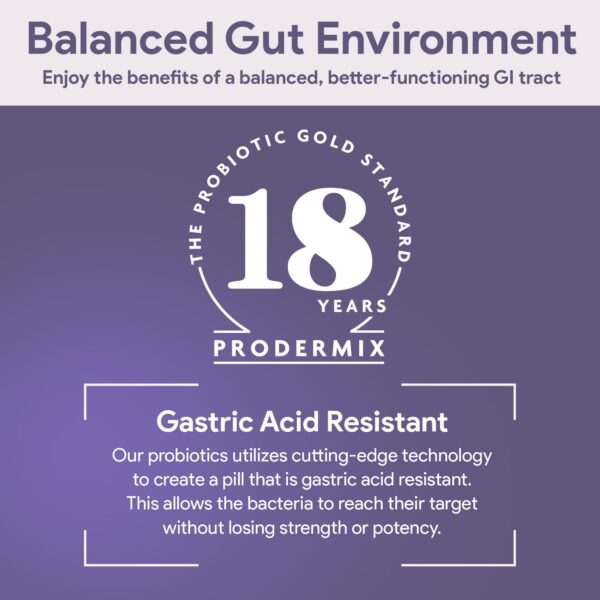 Probiótico PRODERMIX para apoyo del sistema inmune intestinal